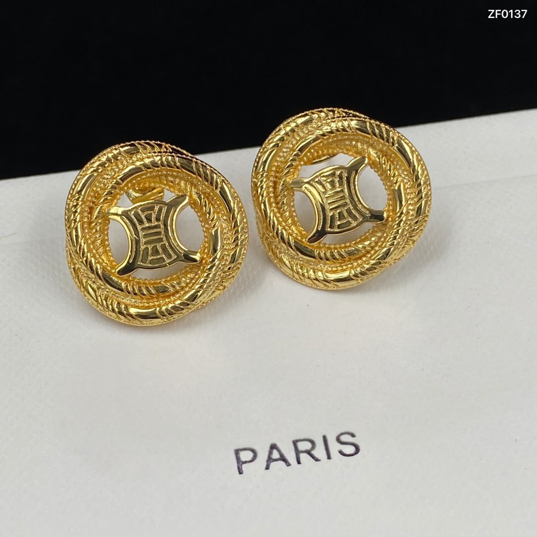 Stacy Round Earrings