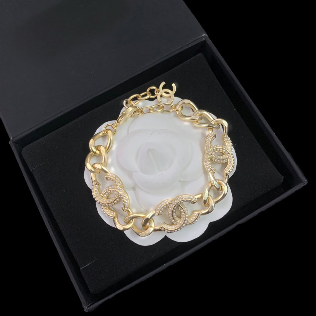 Gold Braided Bracelet