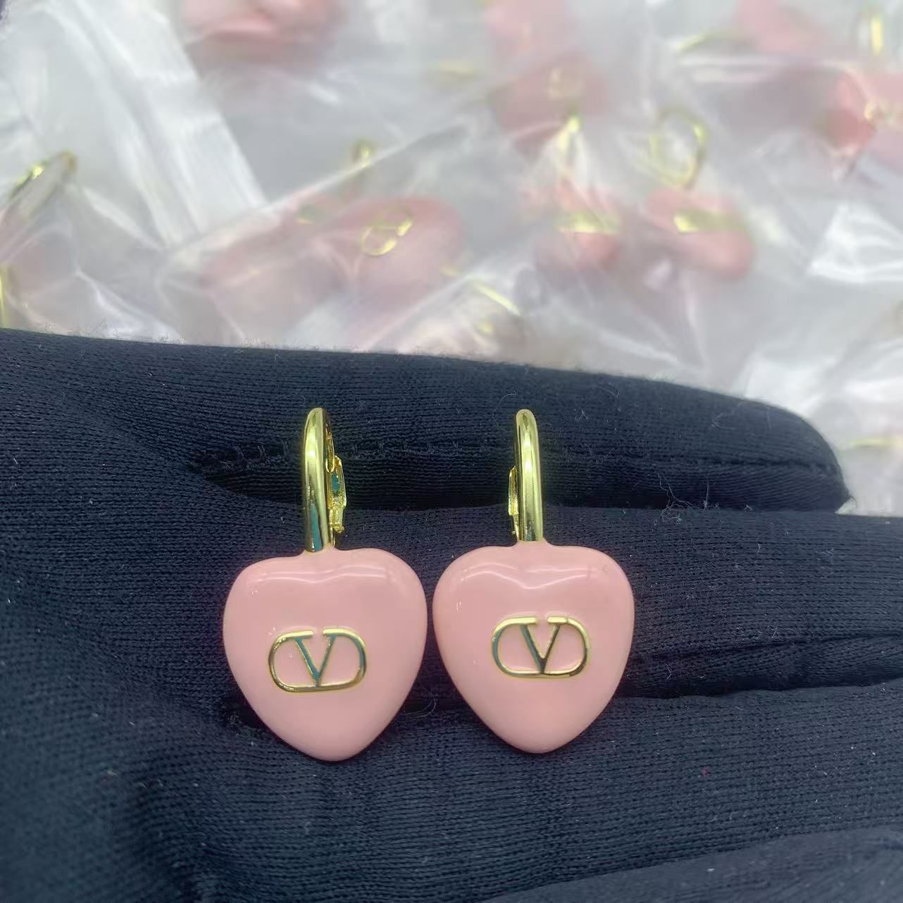 Pink Amore Earrings