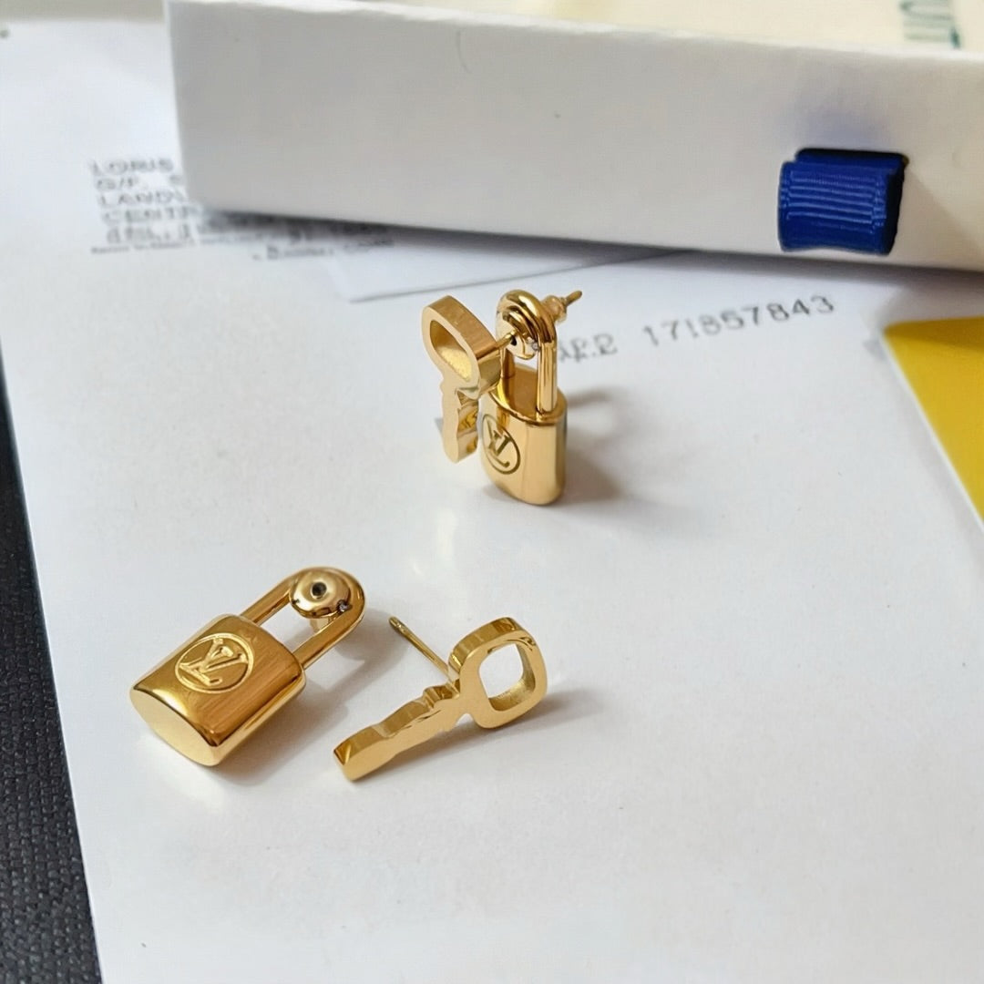 Lock it Earrings