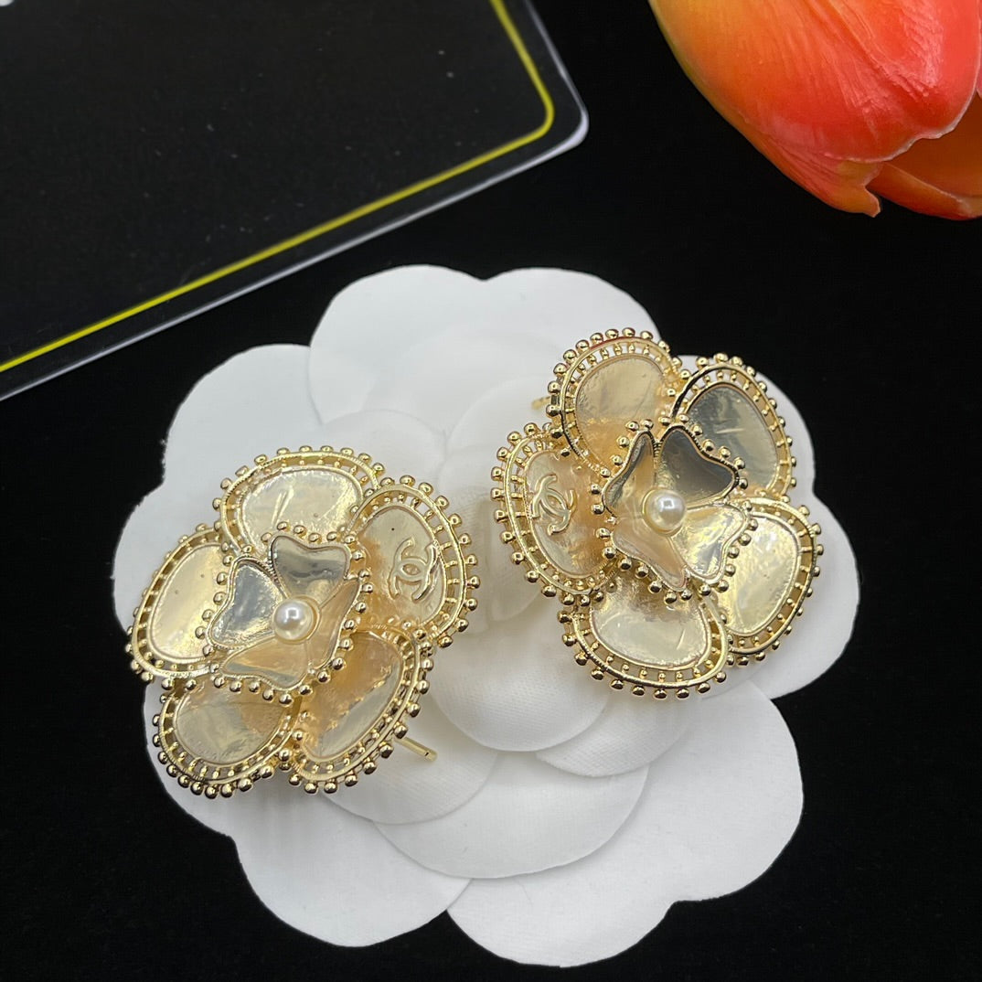 Bold Flower Earrings