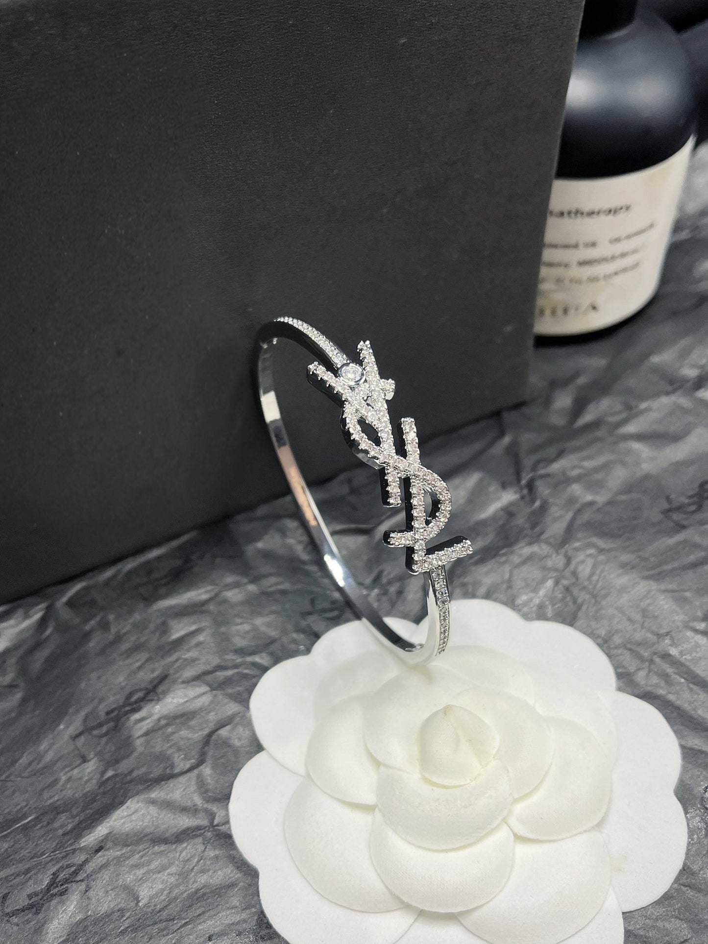 Y Silver Bangle