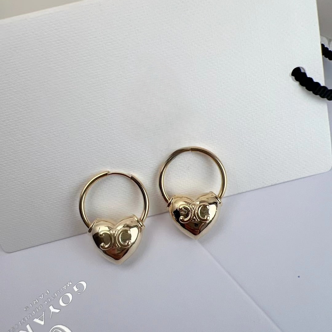 Petite Heart Hoops