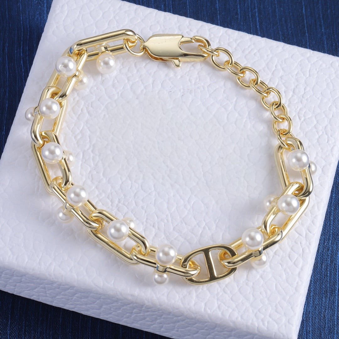 Pearl Golden Bracelet