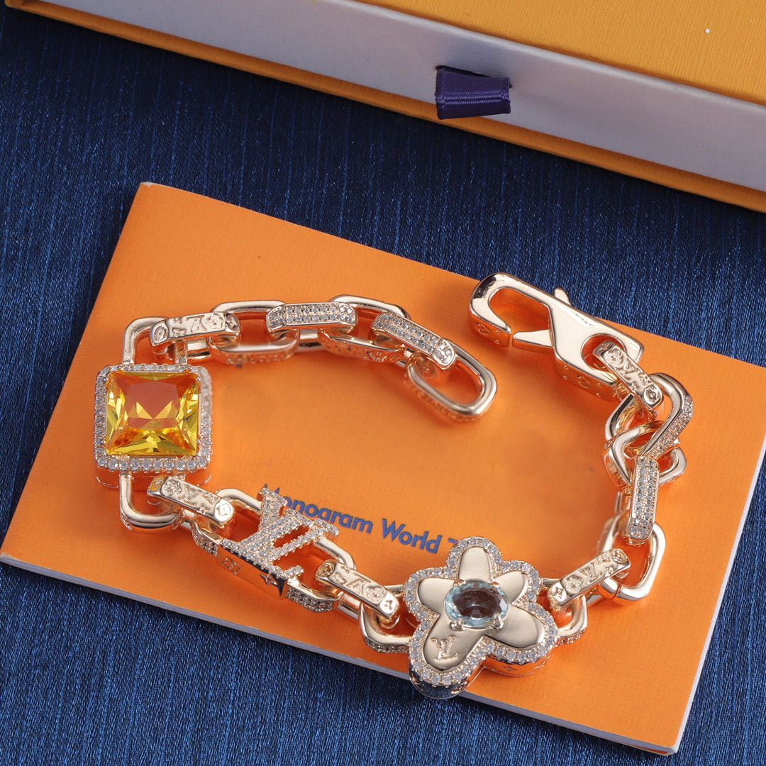 Rose gold Gem Bracelet