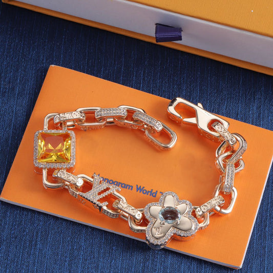 Rose gold Gem Bracelet