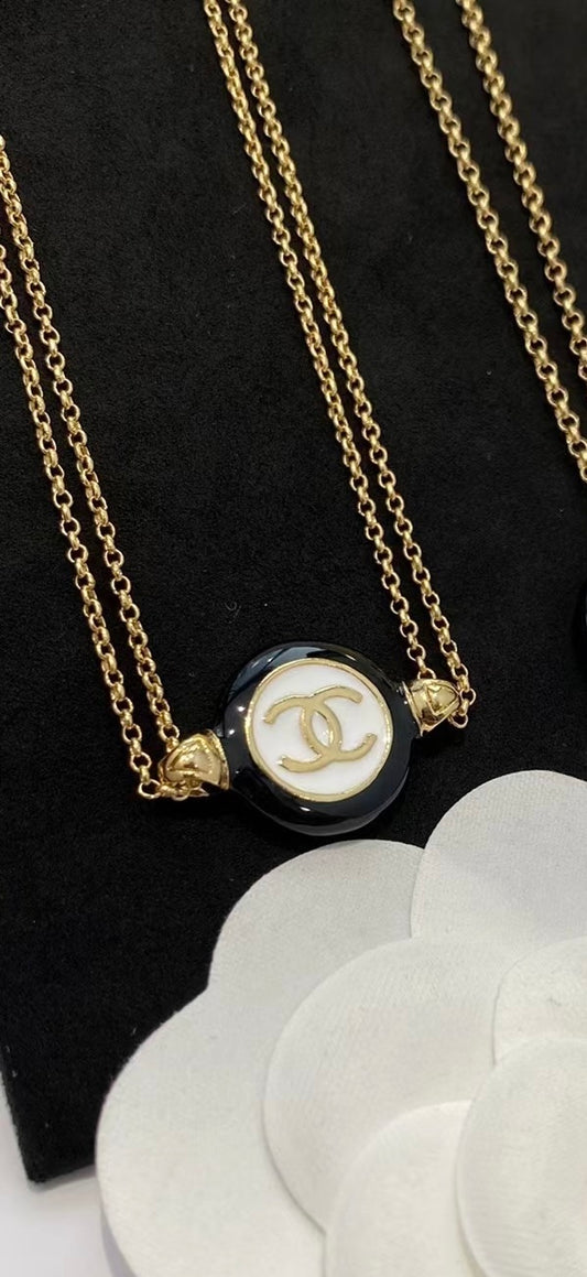 Double Chain Paris Necklace