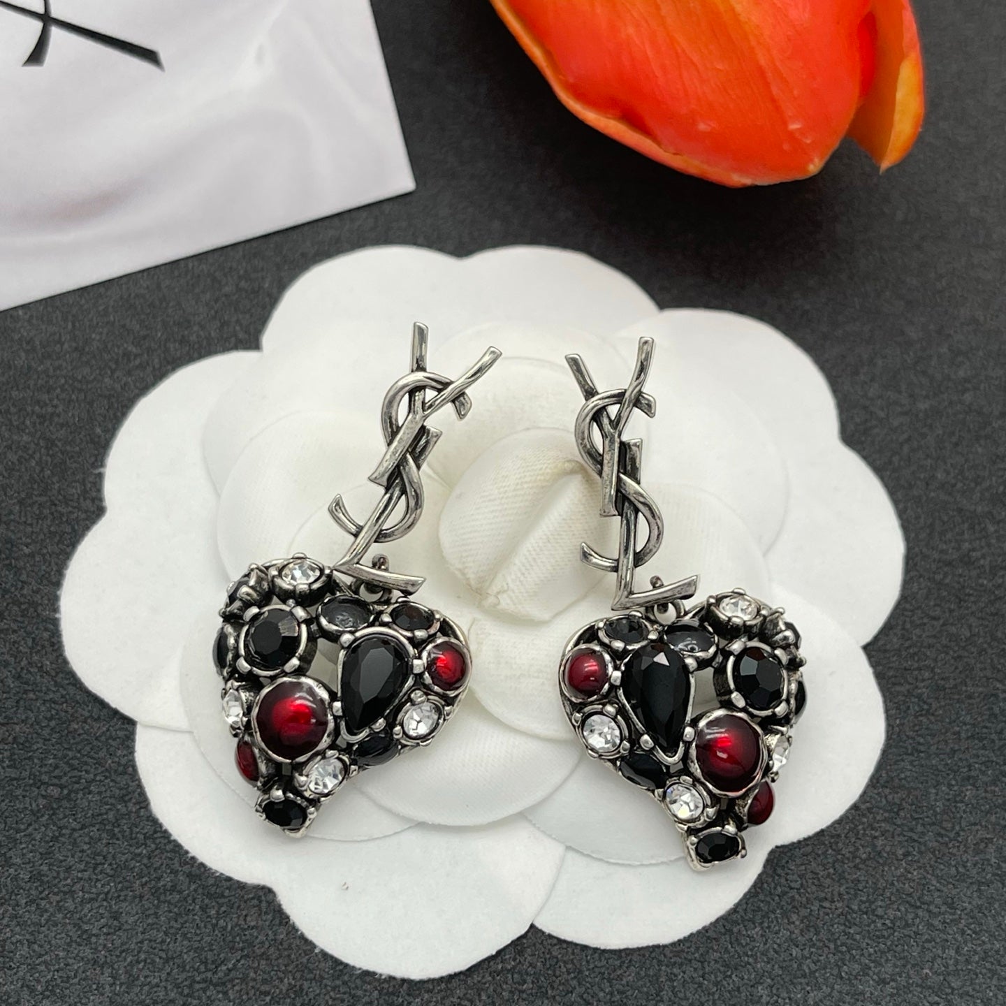 Y Gem Earrings