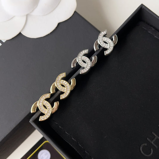 Petite Diamond C Earrings
