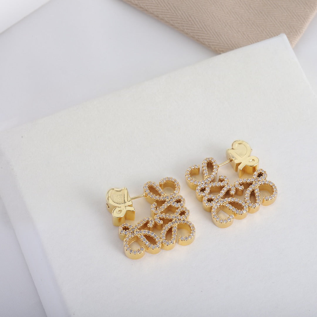 L Design Earrings