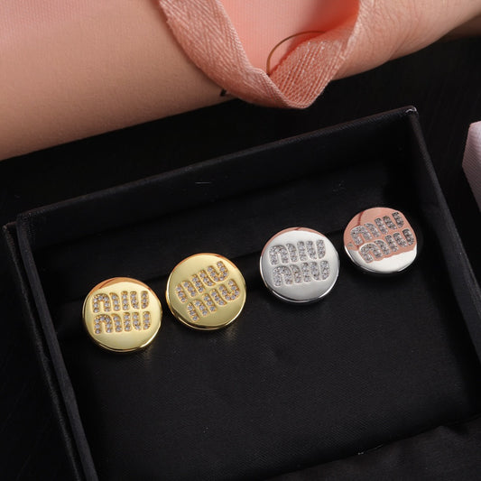 M Solid Earrings