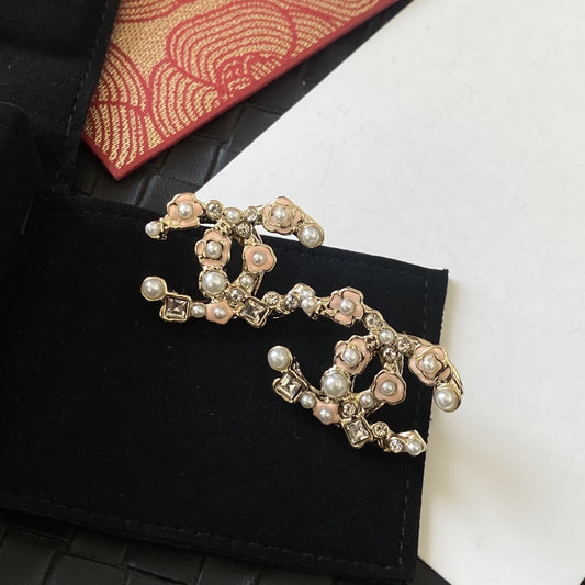 Monet Flower Earrings