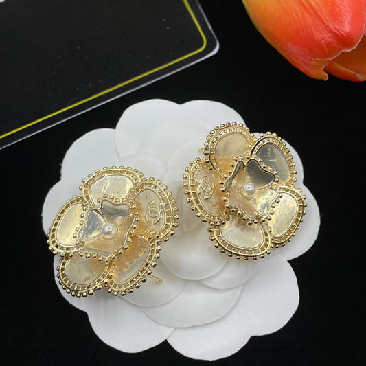 Bold Flower Earrings