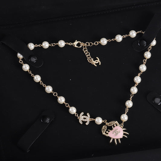 Pink Beach Pearl Necklace