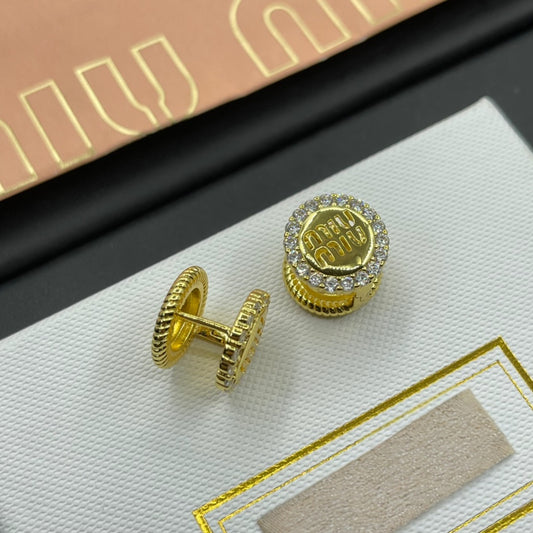 Round Petite M Earrings