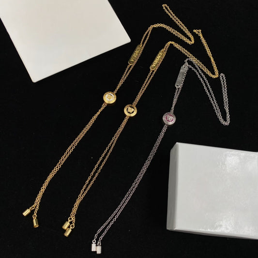 V Long Necklace