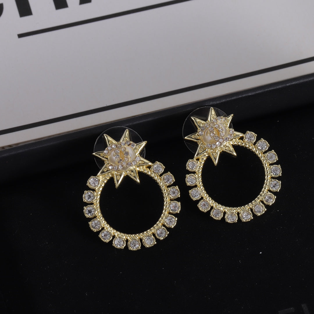 Snowflake Petite Hoop