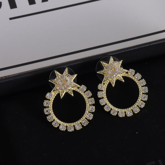 Snowflake Petite Hoop