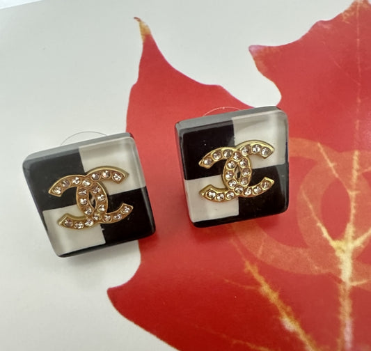 Checkered Earrings