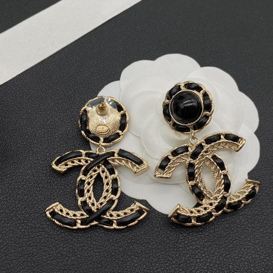 Black Lace Earrings