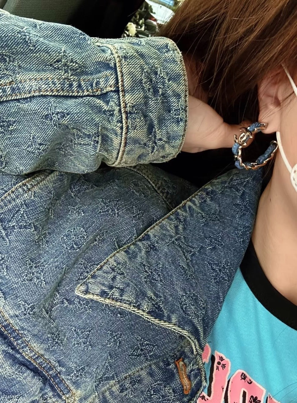 Denim Hoop
