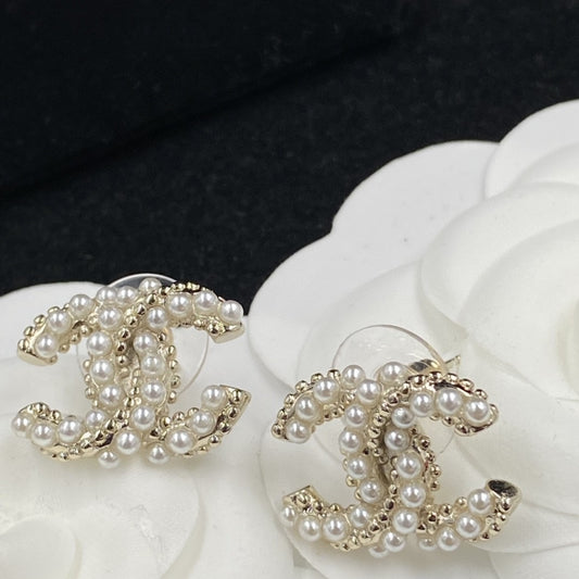 Braided Pearl Earrings