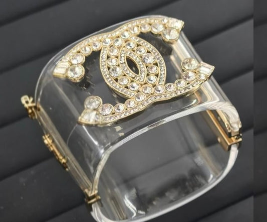 Mom Cherie Crystal Cuff