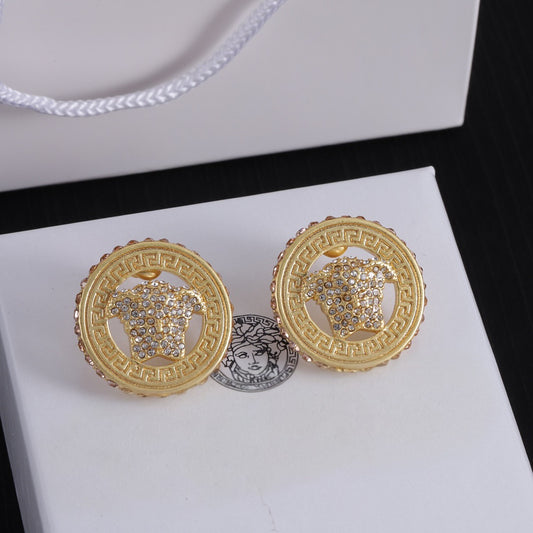 V Diamond Earrings