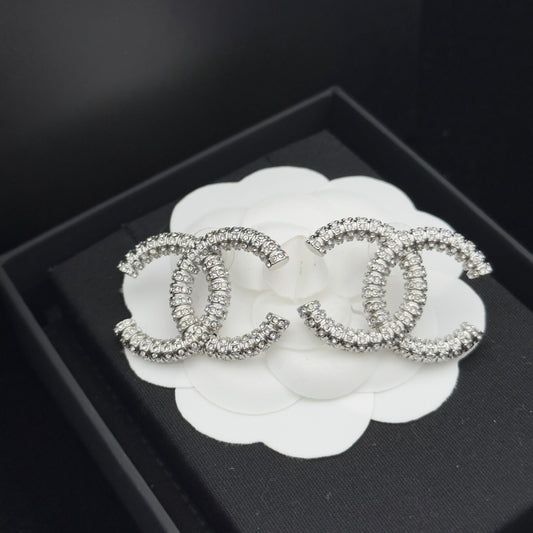 Snowflake Silver Earrings