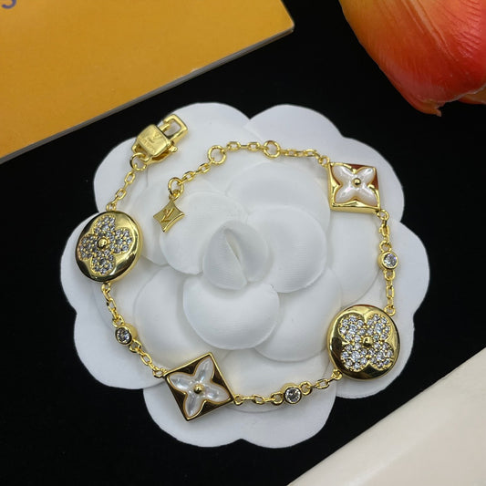 White Flower Bracelet