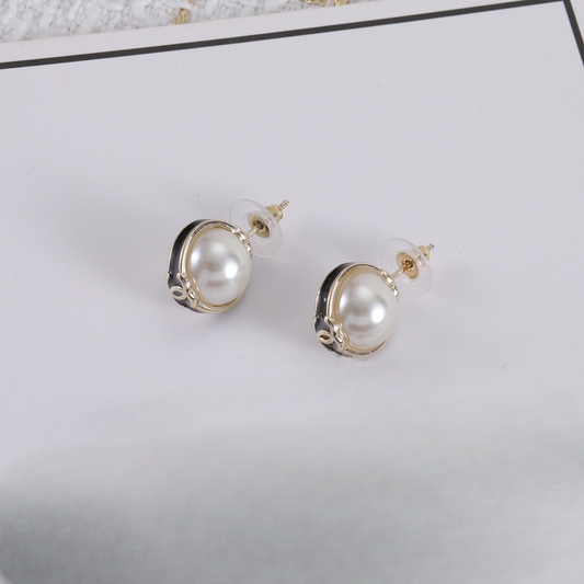 Classic Pearl Stud Earrings