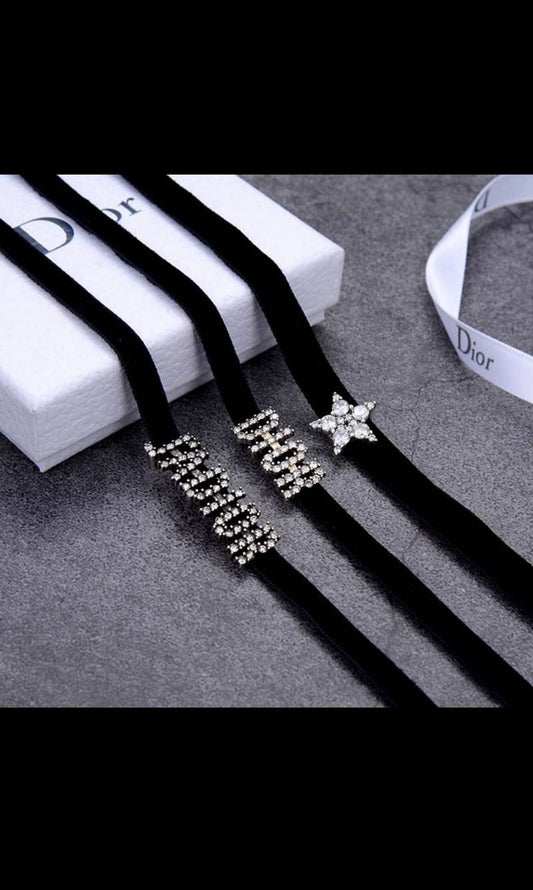 Black/Silver Choker