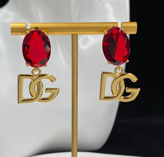 Daney Red Earrings